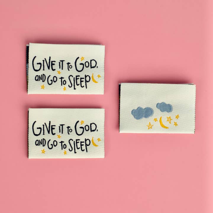 Give it to God - Sew in Labels for wholesale by Kati Cupcake