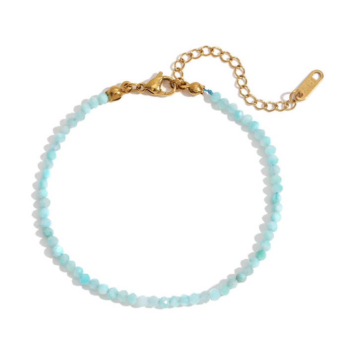 LOUIZ Bracciale con perline di amazzonite per la vendita all'ingrosso da parte di LOUIZ