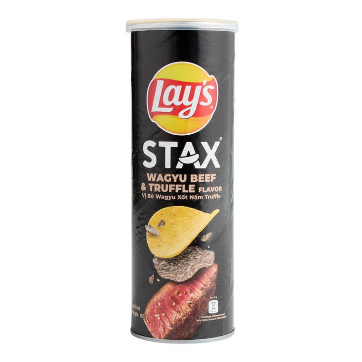 Exotic Lay's Stax - Wagyu Beef & Truffle Flavor Chips for wholesale by Fizz and Sweets Wholesale