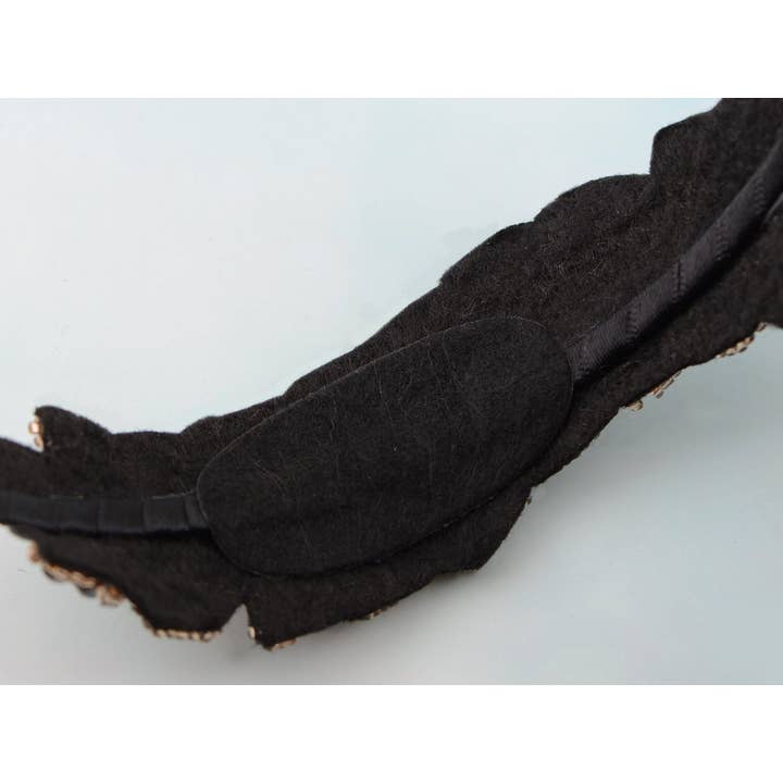 AK Brand - Wholesale Fashion Headband - Women's - Beaded Headband Gun Flapper Hairband Grey9