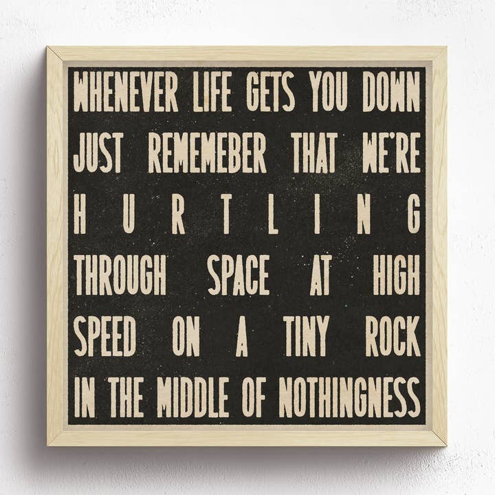Whenever Life Gets You Down Print for wholesale by SheeleyCo