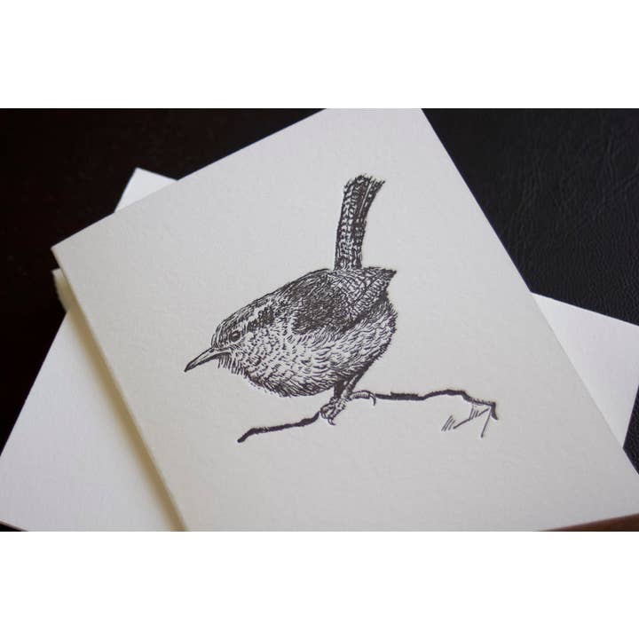 Ancesserie Letterpress - Wholesale Stationery/Notecard Set - Wren Note Cards1