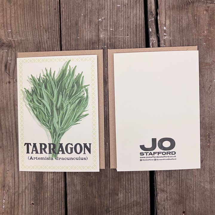 Jo Stafford – wholesale Everyday greeting card – Tarragon 127 x 177mm Portrait Greetings Card1