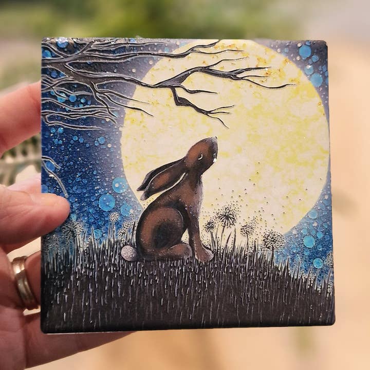 16-C Hare Coaster for wholesale by By Jo Crafts