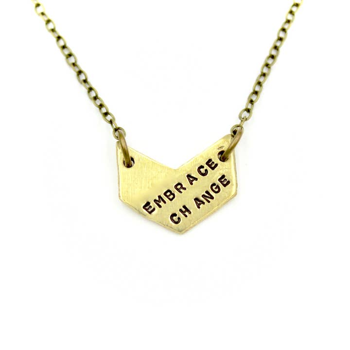 'Embrace Change' Necklace for wholesale by Carruthers Jewelry