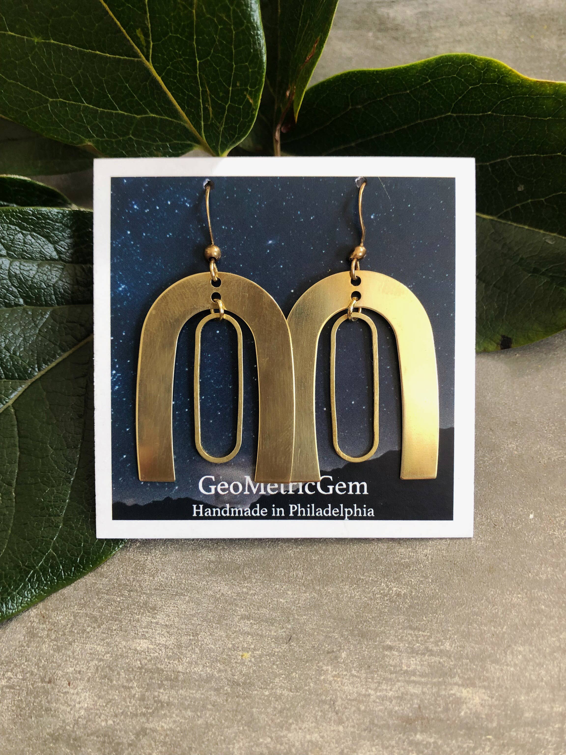 GeoMetricGem - Wholesale Dangle Earrings - George Earrings1