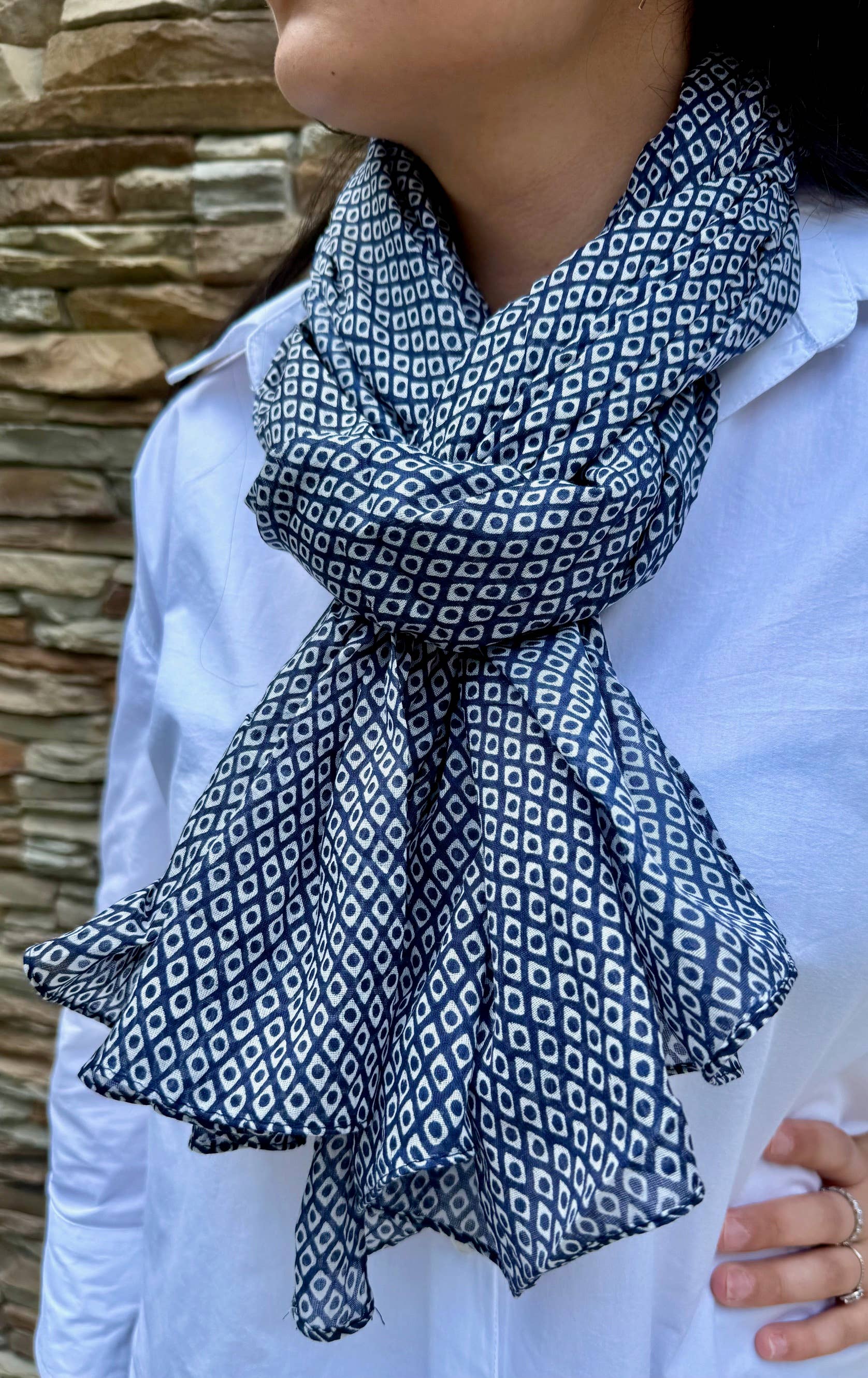 Maison Unik Accessoires - Wholesale Scarf - Unisex - Scarf cotton scarf for men or women (Copy)