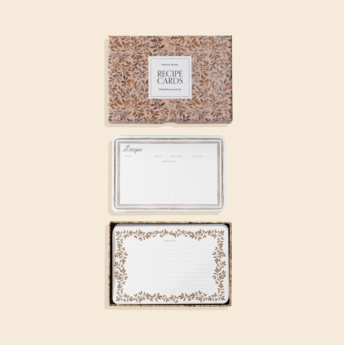 Blue Star Press - Wholesale Recipe Card - Recipe Cards: 50 Beautifully Designed 4x6 Recipe Cards2