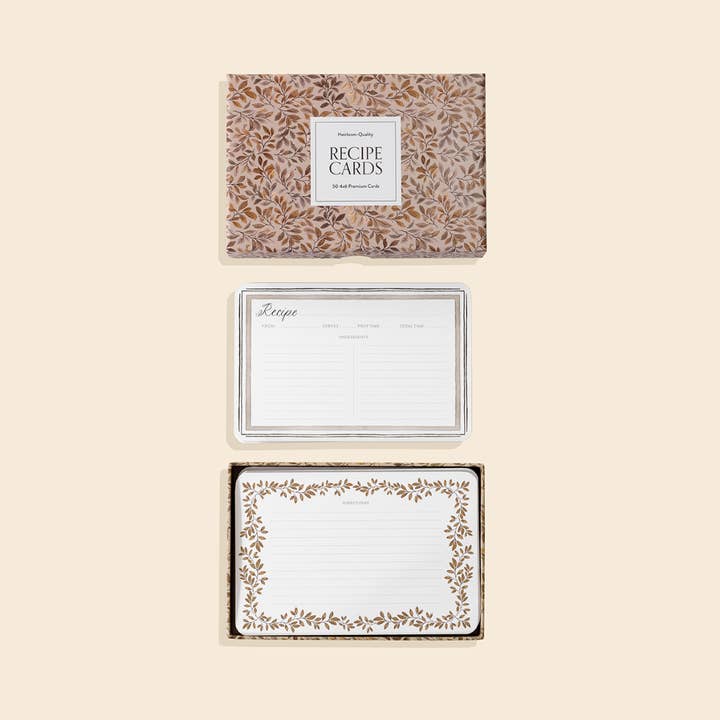 Blue Star Press - Wholesale Recipe Card - Recipe Cards: 50 Beautifully Designed 4x6 Recipe Cards2