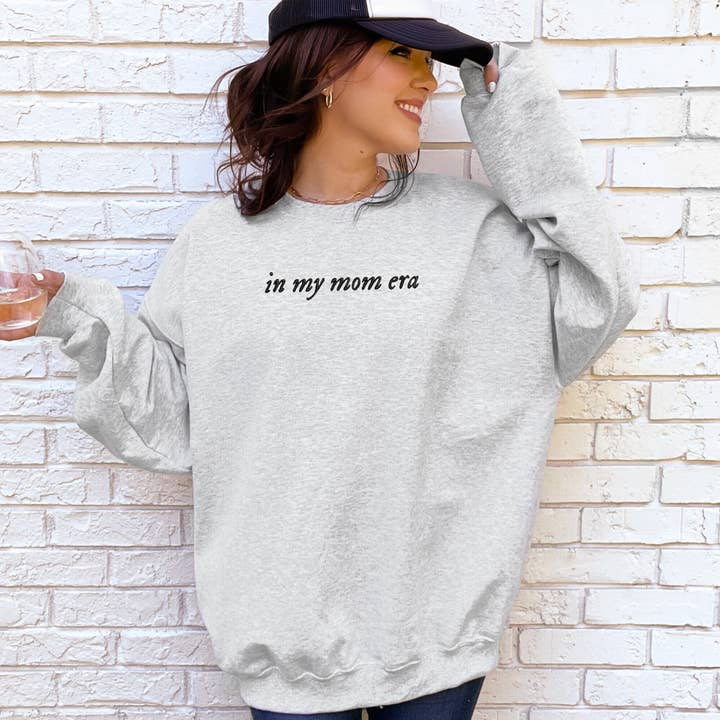In my mom era, Embroidered, Mother's Day Gift, Mom Shirt for wholesale by Bash