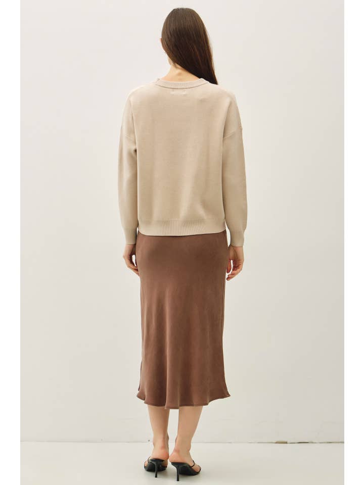 Be Cool - Wholesale Knit Sweater - Women's - CREW NECK BOXY FIT SWEATER7