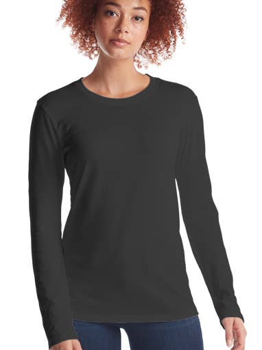 Ladies Long Sleeve Bamboo T-Shirt for wholesale by JERICO