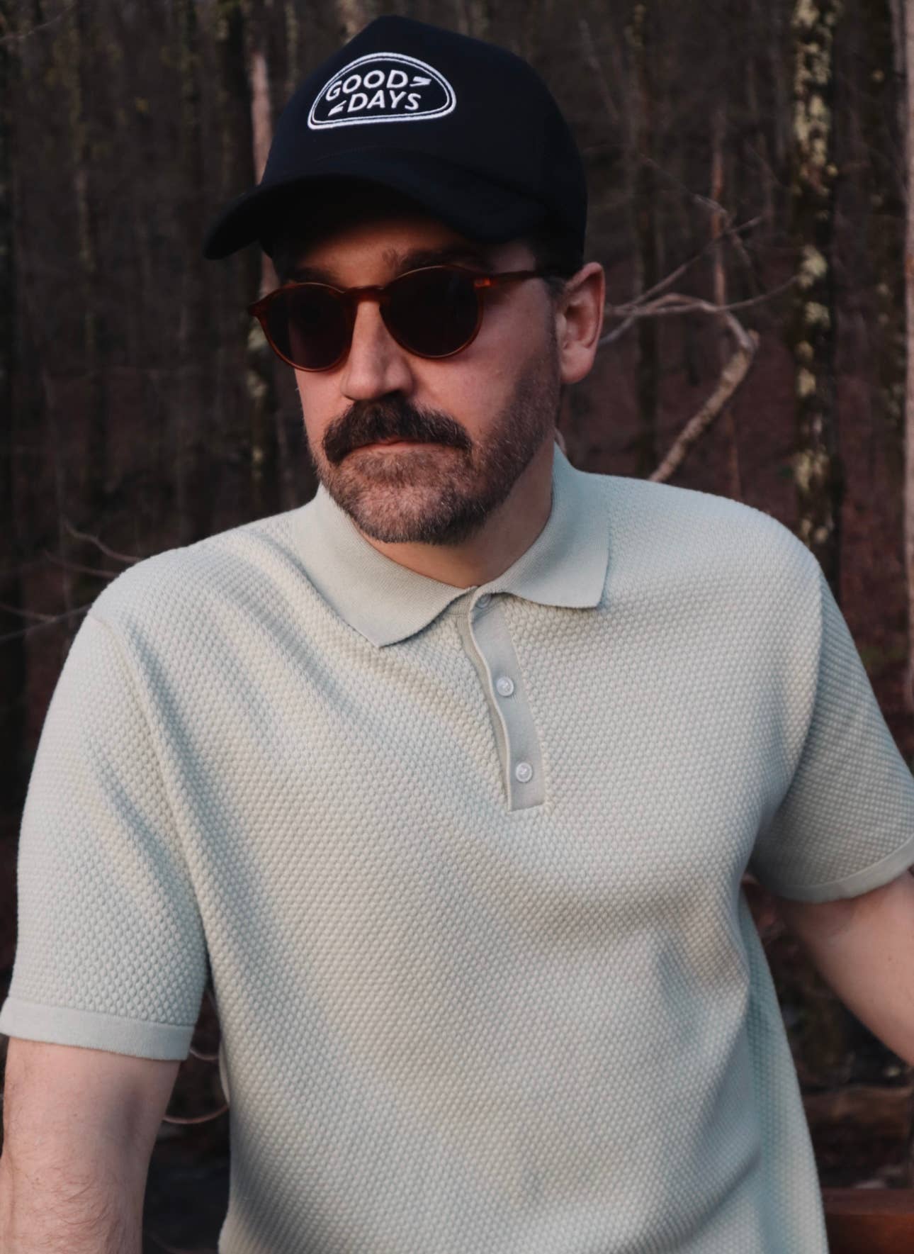 Good Days - Wholesale Polo - Unisex - Harbor Knit Polo - Sage6