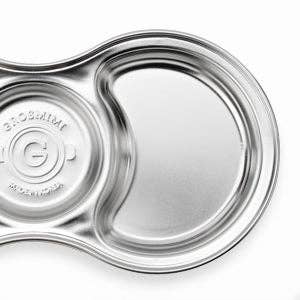zezebaebae (Grosmimi and Cha&Mom) - Wholesale Serving Tray - Grosmimi Stainless Steel Food Tray with 3 Compartment5