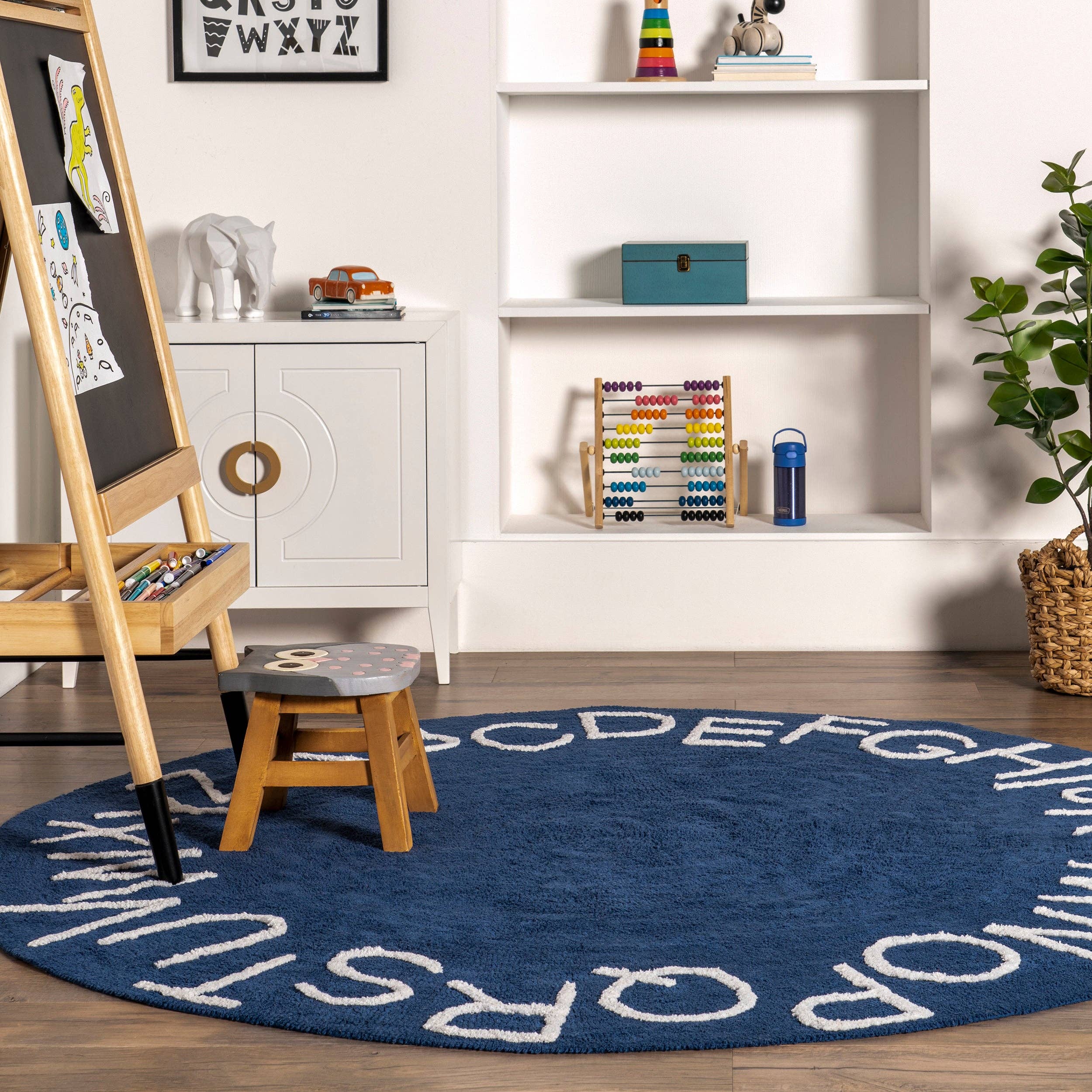 nuLOOM - Wholesale Area Rug - Kids & Baby - Kids Washable Round Alphabet Rug75
