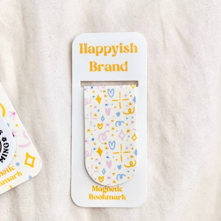 Happyish Brand - Wholesale Bookmark - Cute Magnetic Bookmarks - Trendy Book & Planner Accessories