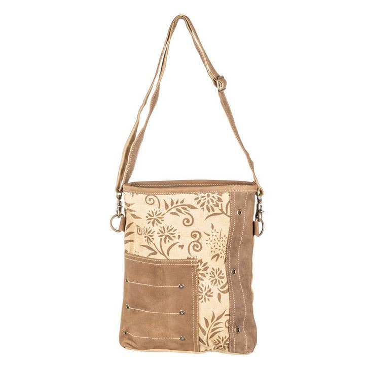 Clea Ray Canvas Bags & Clothing - Wholesale Crossbody Bag - Women's - Floral Crossbody