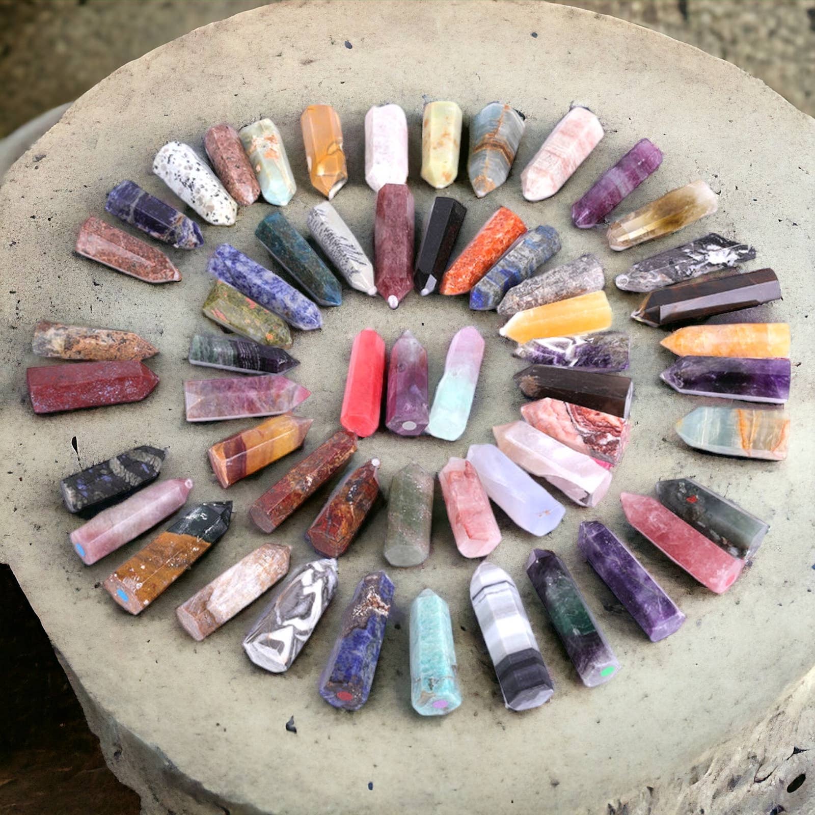 Wax Apothecary - Wholesale Spiritual Stone/Crystal - Assortment of Crystal & Gemstone Towers : Single Points3