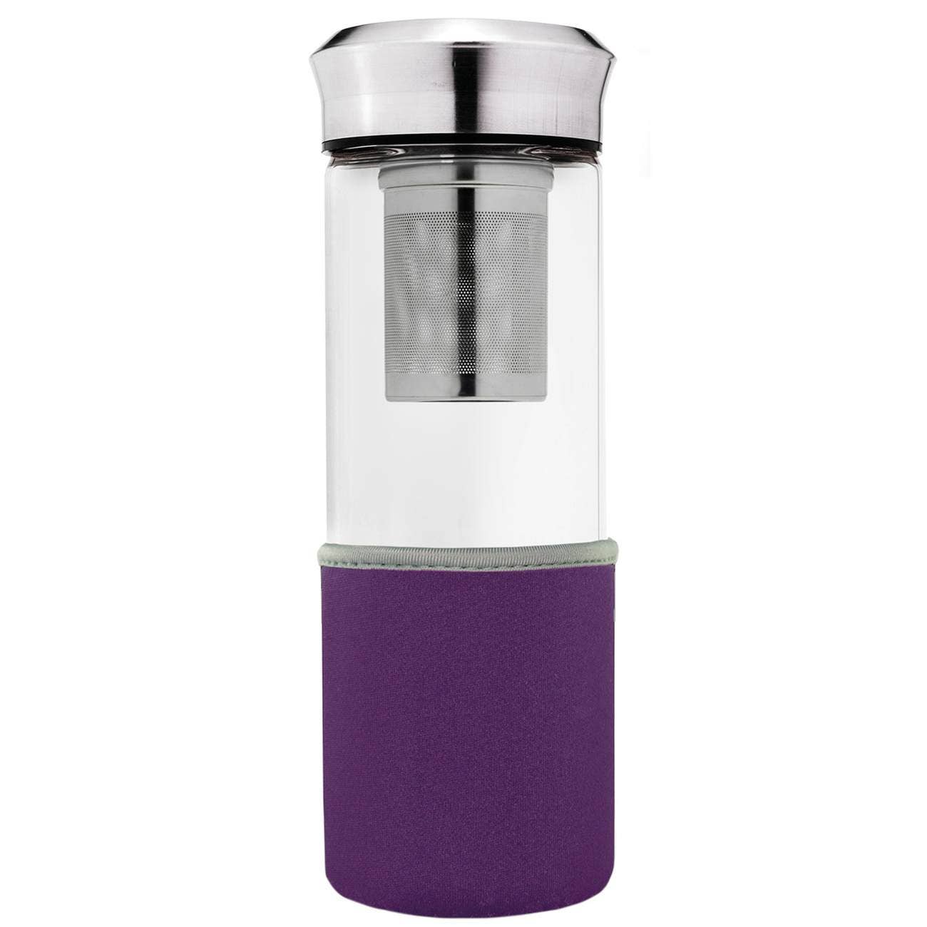 Creano - Wholesale Tea Strainer/Infuser - “Teamaker” tea maker 400ml incl. neoprene case; purple3