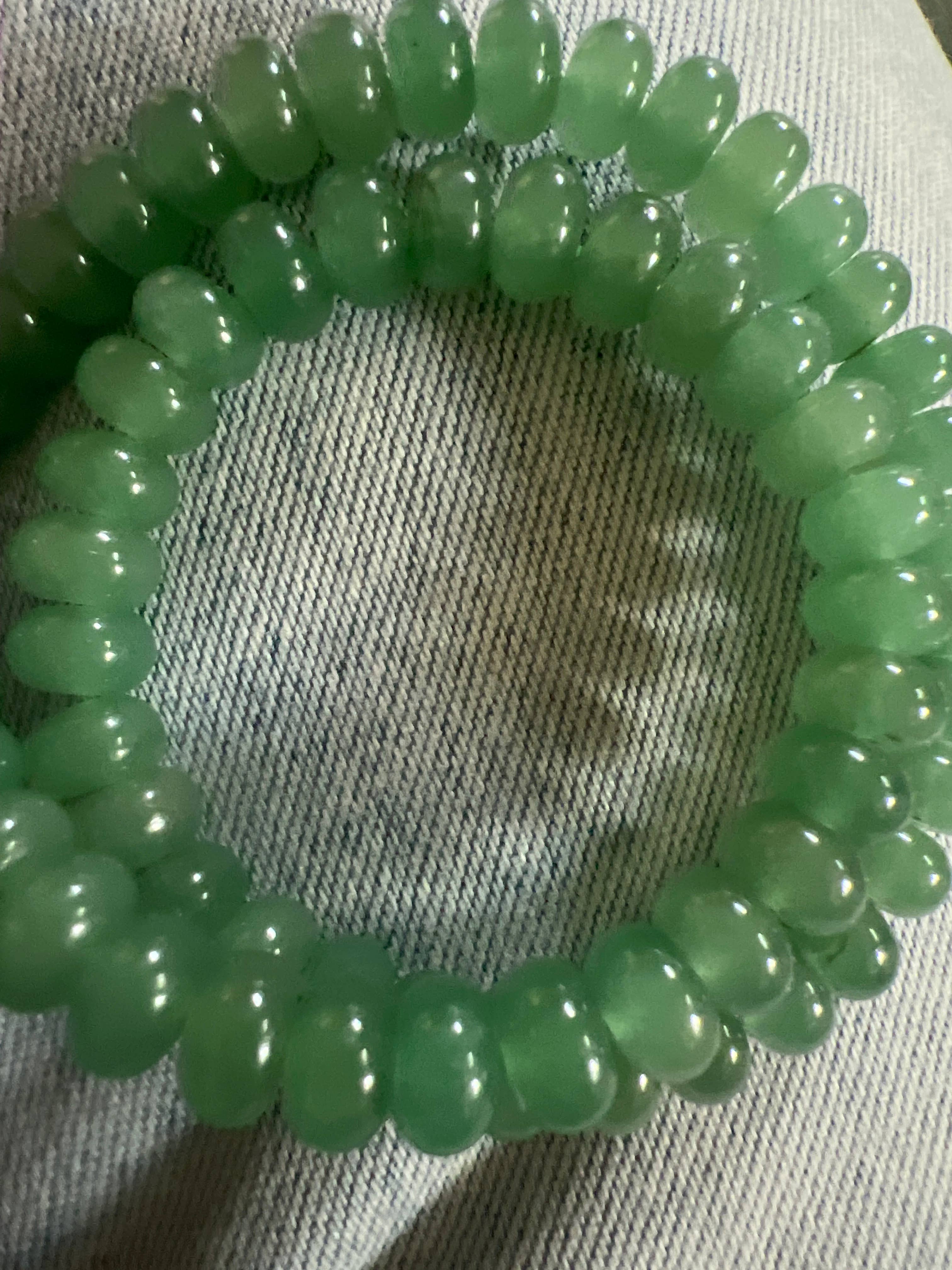 Sonya Renee Jewelry - Wholesale Beaded/Pearl Necklace - Lilly Gemstone Bead Necklace multi-color 8mm opals jade 17