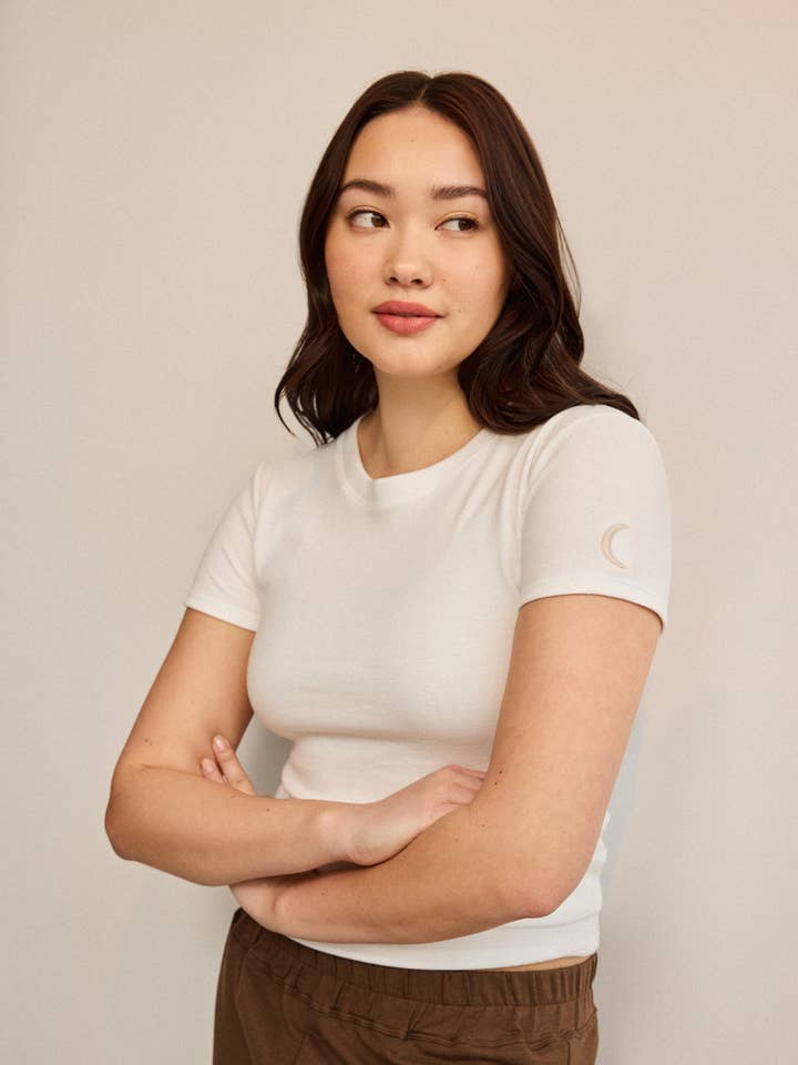 The Everyday Moon Tee for wholesale by Miakoda