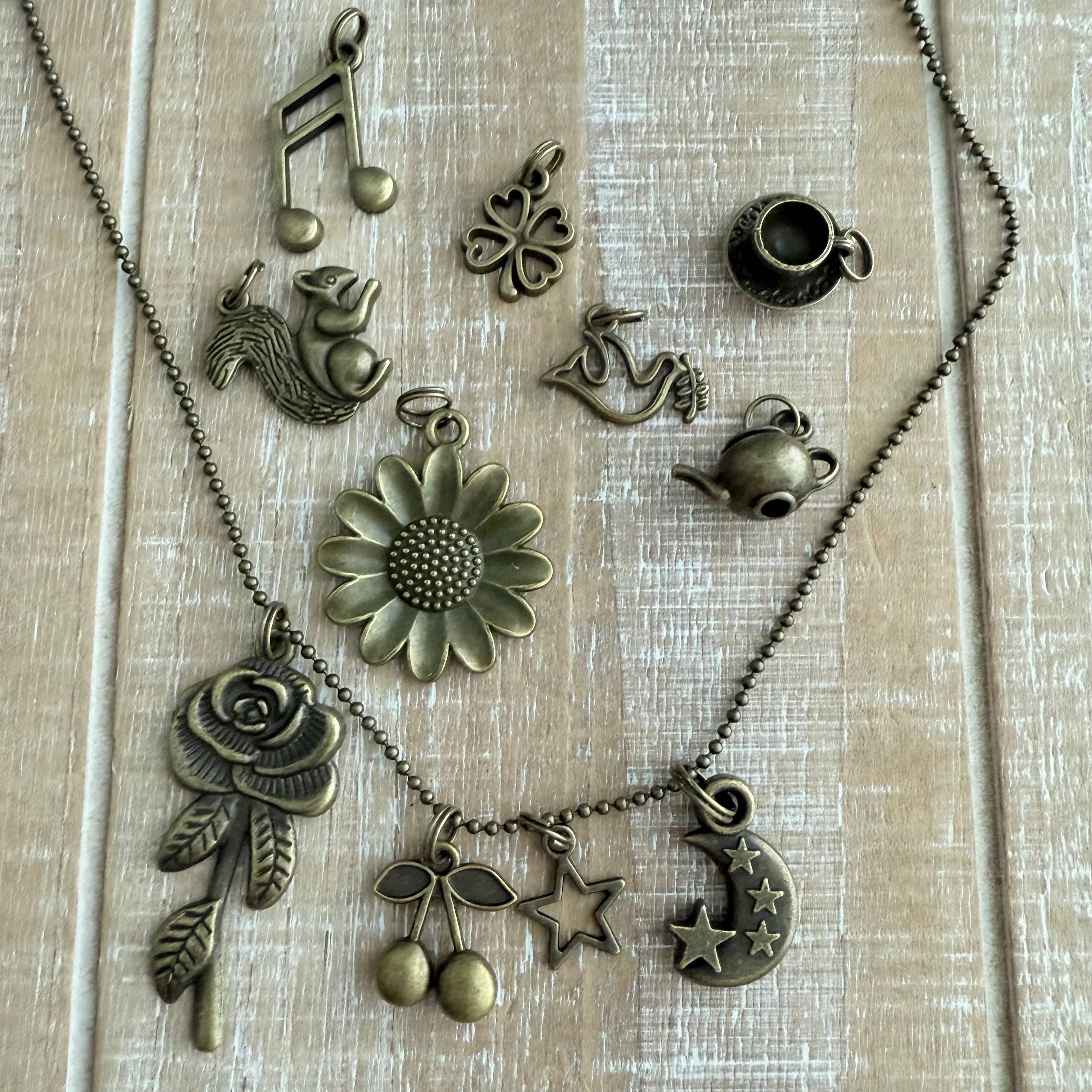 Define Charm Bar - Wholesale Individual Charm/Pendant - Antique Bronze Metal Charms - Create your own Charm Bar!3