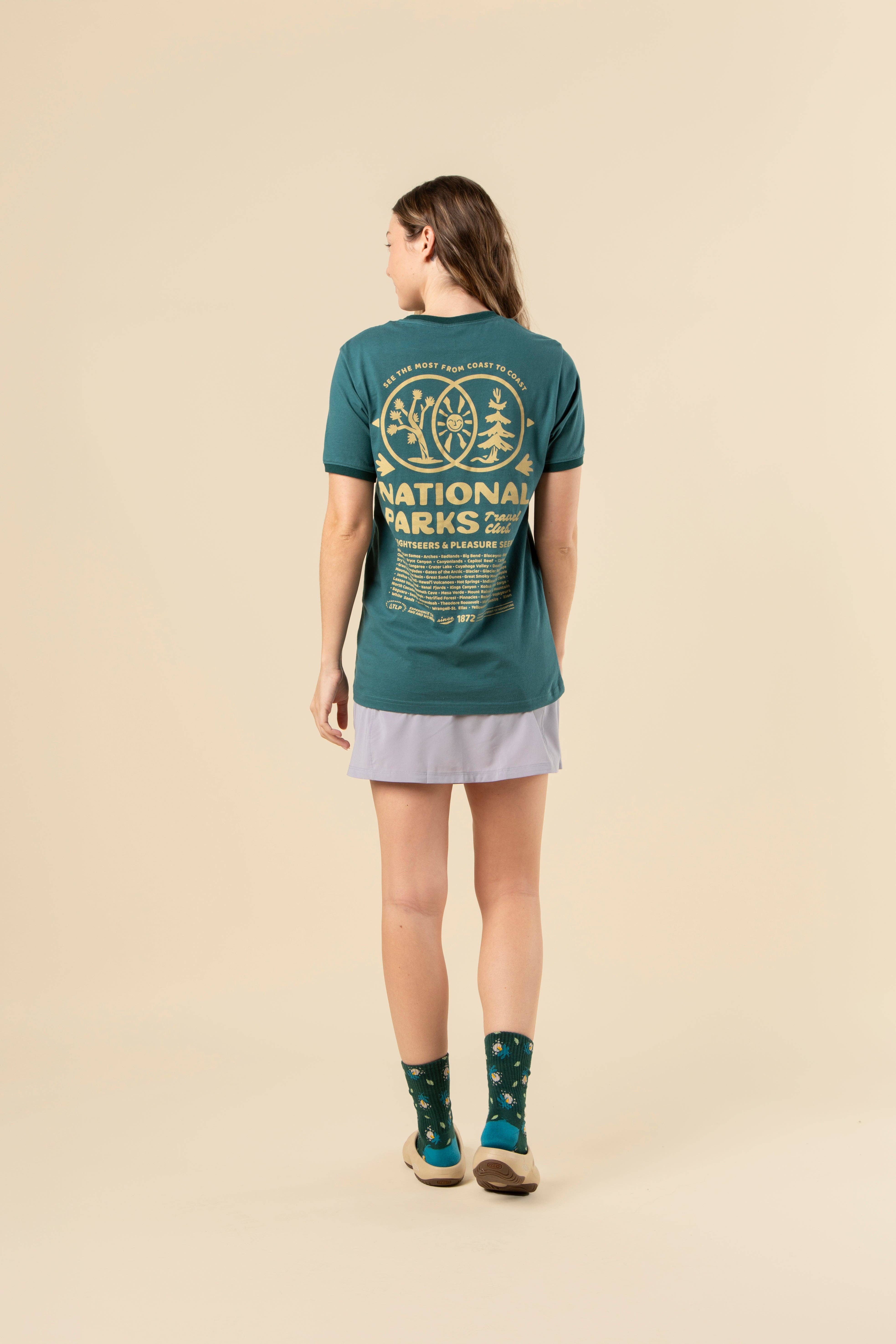 The Landmark Project – wholesale Screen printed t-shirt – unisex – National Parks Coast-to-Coast Unisex Short Sleeve Ringer Tee w/ Pocket4