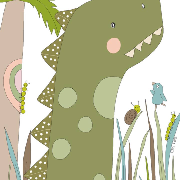 Sei Dino-mite!! biglietto di auguri per la vendita all'ingrosso da parte di Elle Bee Art Studio