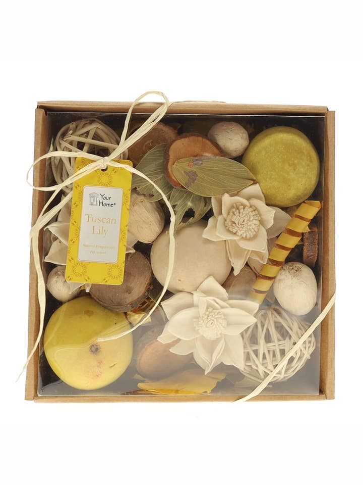 Tuscan Lily Kraft Box Potpourri for wholesale by Your Home