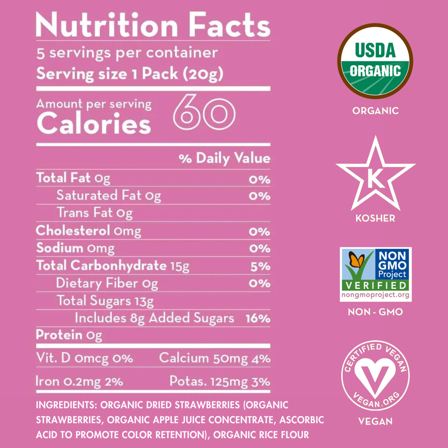 Sunny Fruit - Wholesale Dried/Dehydrated Fruit - Organic Dried Strawberries - No Refined Sugar, School Snack4