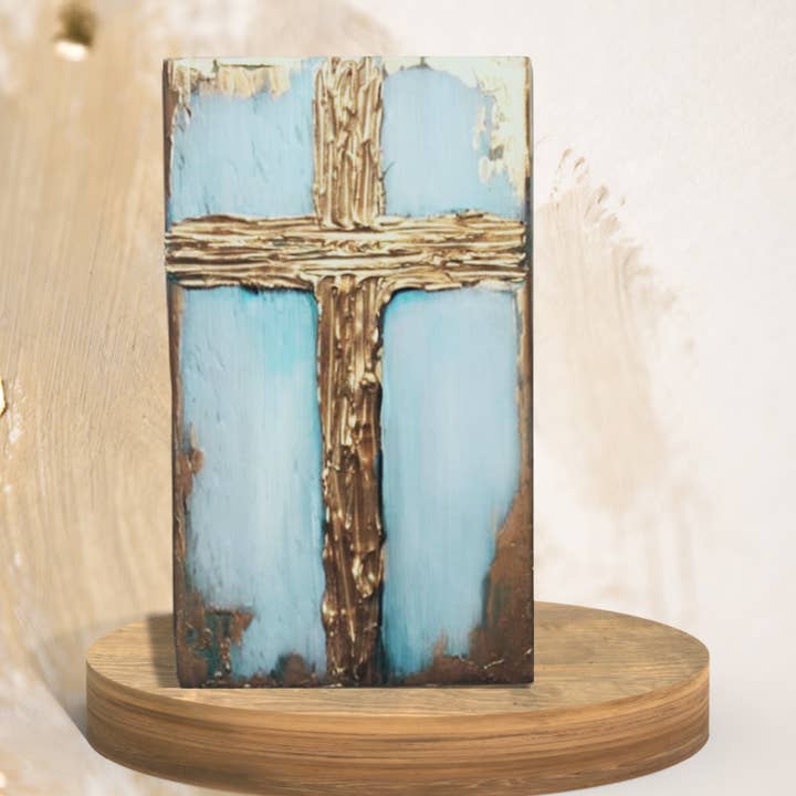 Anthologie, Co. – wholesale Painting/drawing – Rugged Cross Painting - Christian Artwork