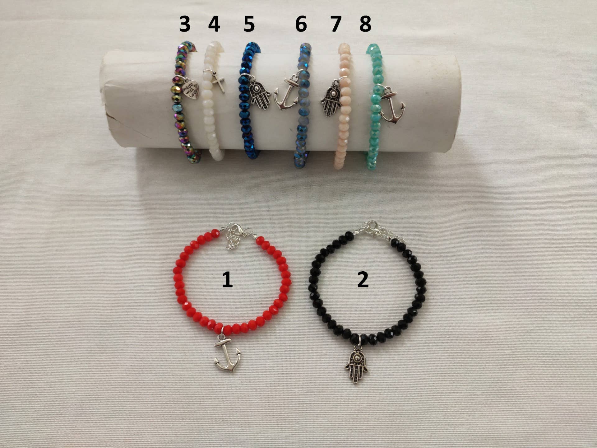 La Casa Della Bigiotteria - Wholesale Beaded Bracelet - Faceted Bead Bracelets