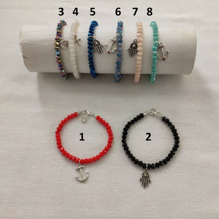 La Casa Della Bigiotteria - Wholesale Beaded Bracelet - Faceted Bead Bracelets0