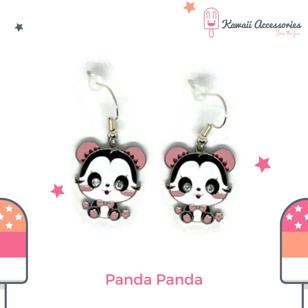 Kawaii Accessories by Kuroji - Wholesale Jewelry Set - Charming Panda Panda - Kawaii accessory set4