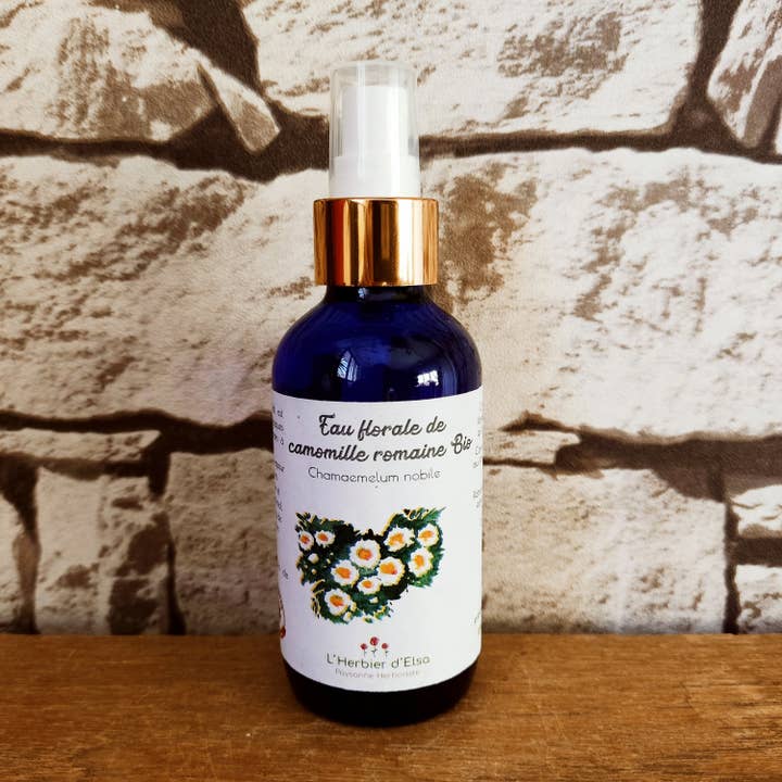 Agua floral de manzanilla romana bio para venta al por mayor de L' Herbier d'Elsa