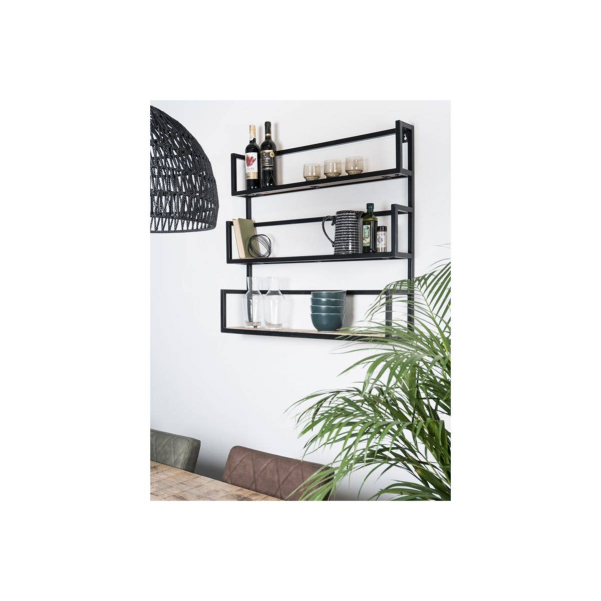 Home67 – Großhandel Wandregale – Vintage Wandregal Trio1