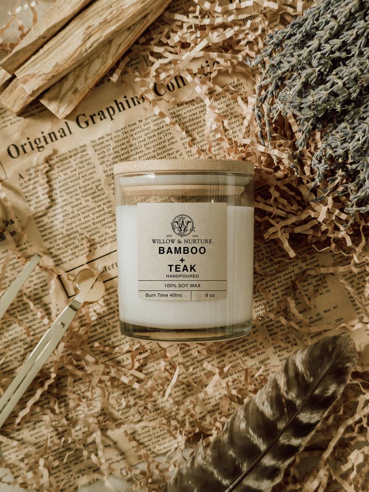 Bamboo + Teca para venta al por mayor de Willow & Nurture