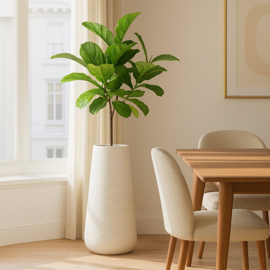 Sona Casa - Wholesale Plant Pot - Tall Indoor Decorative Planter, Modern Contemporary Self Watering Pot Home, Porch, Patio Decor Gifts0