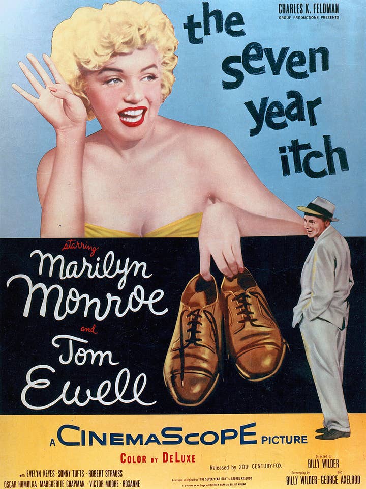 The Seven Year Itch Marilyn Monroe Vintage Movie Poster for wholesale by Keep Calm Collection