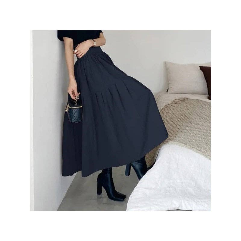 OceanusSwim – wholesale Kjol - Dam – Modeveckad kjol med resårmidja3