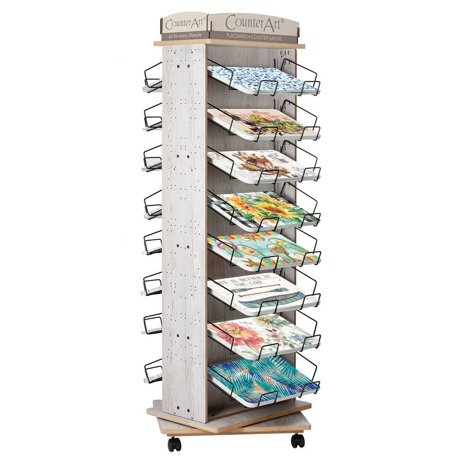 Bazic 22 x 28 10-Slots Poster Board Display Rack Only