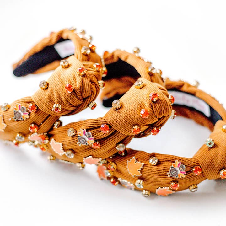 Beaded Headband - Giving Thanks for wholesale by Cheeky Plum