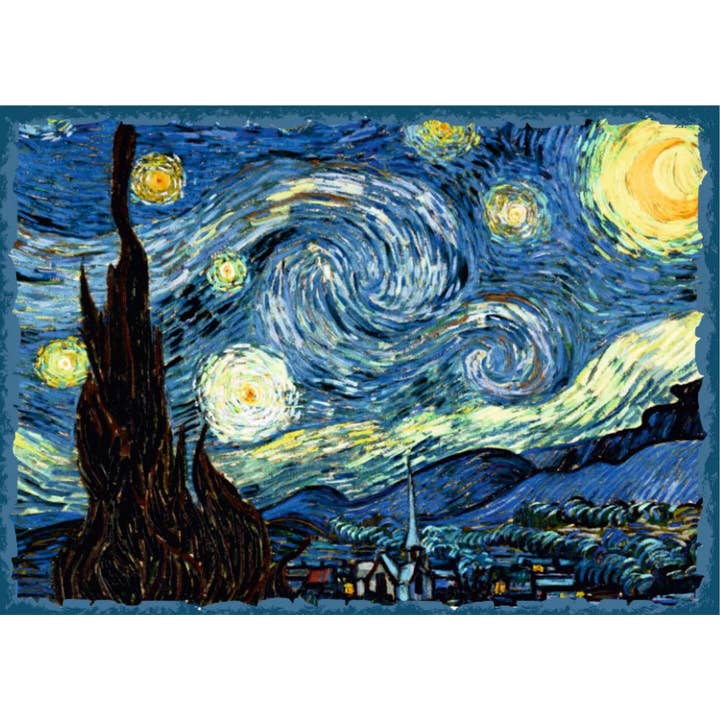 3D WOODEN FRAME : Starry Night for wholesale by CALLVIN EU