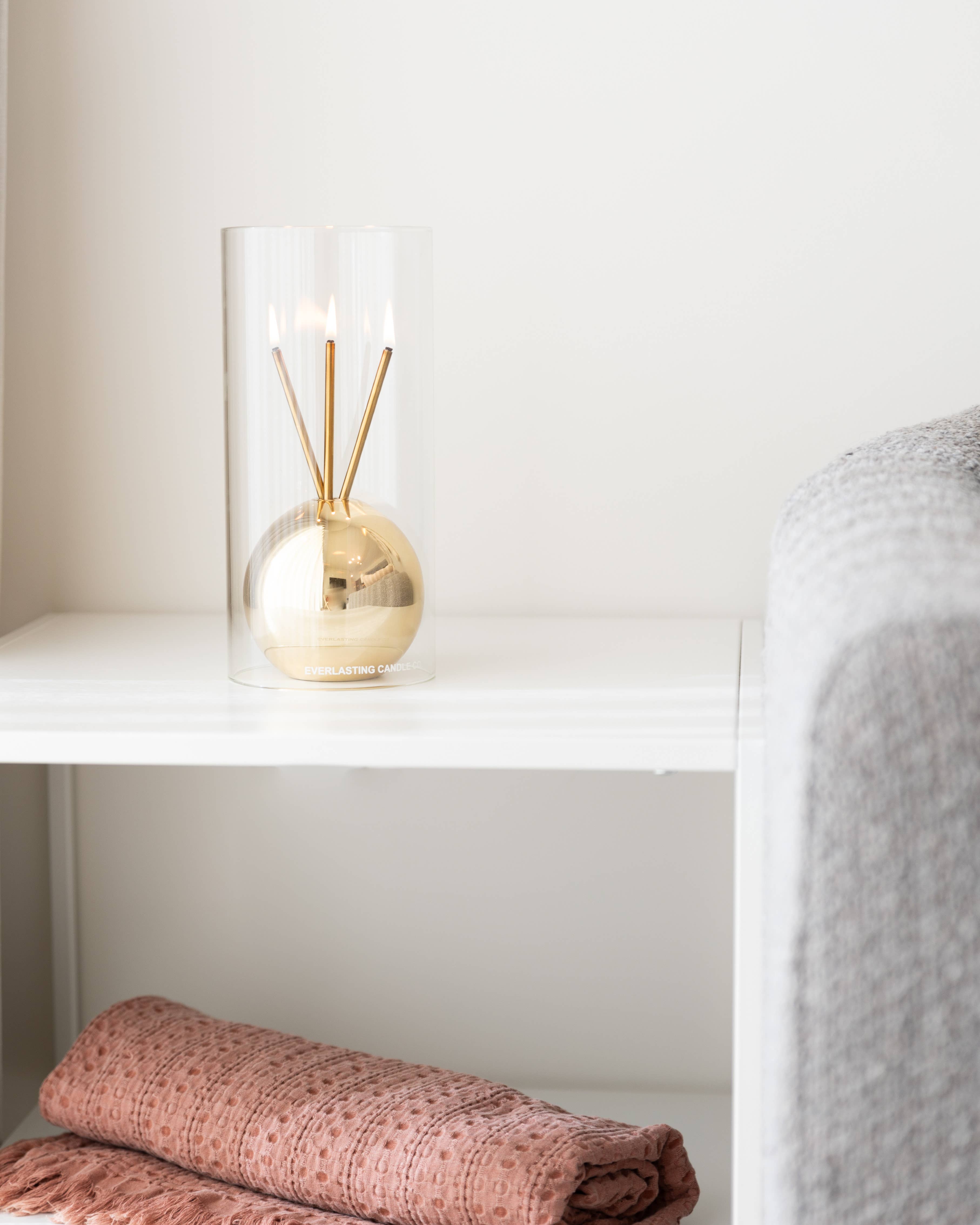 Everlasting Candle - Wholesale Candle Holder - Hurricane Vase [x1 unit]5