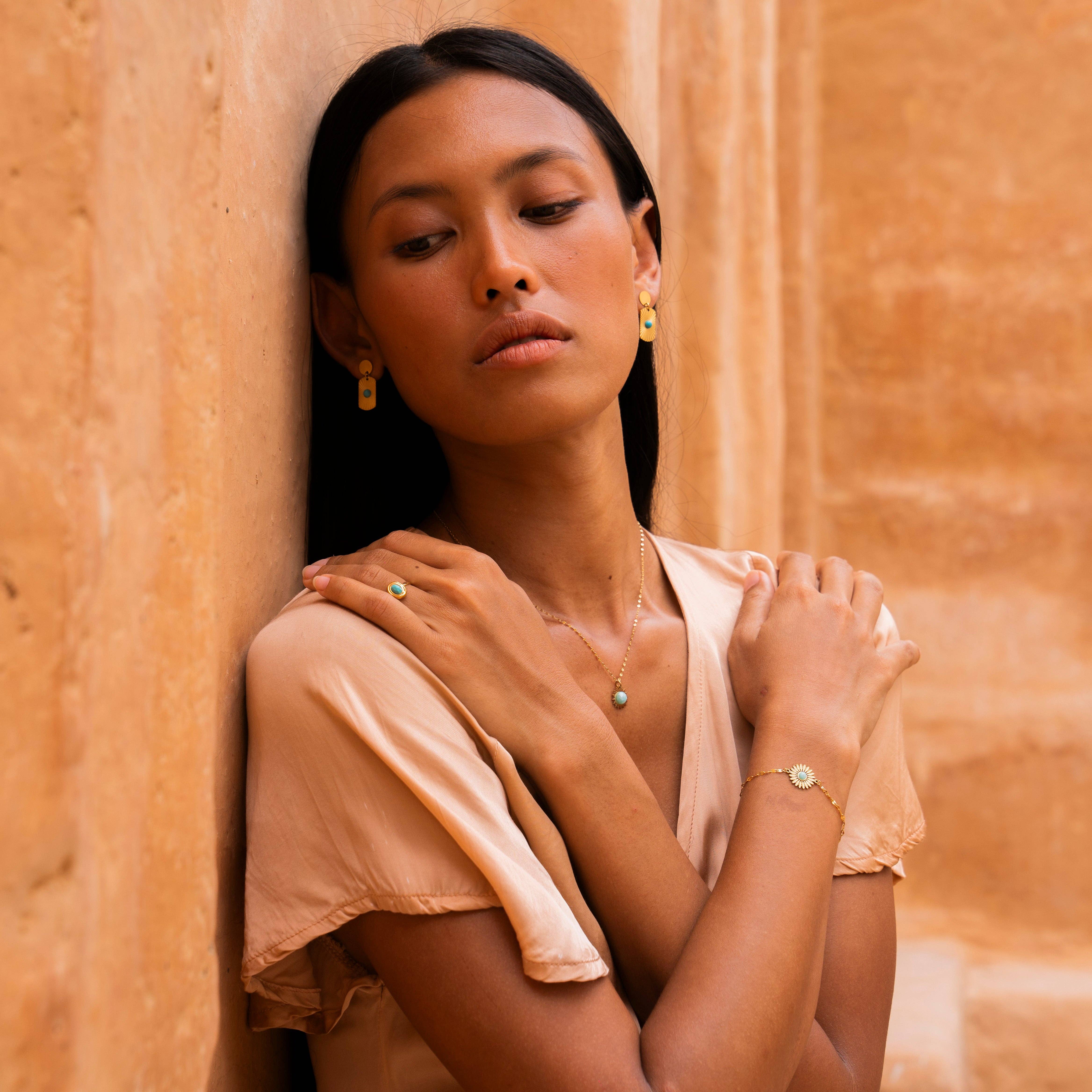 Made By Nami - Wholesale Charm/Dangle Bracelet - Bracelet Sun | Gold3