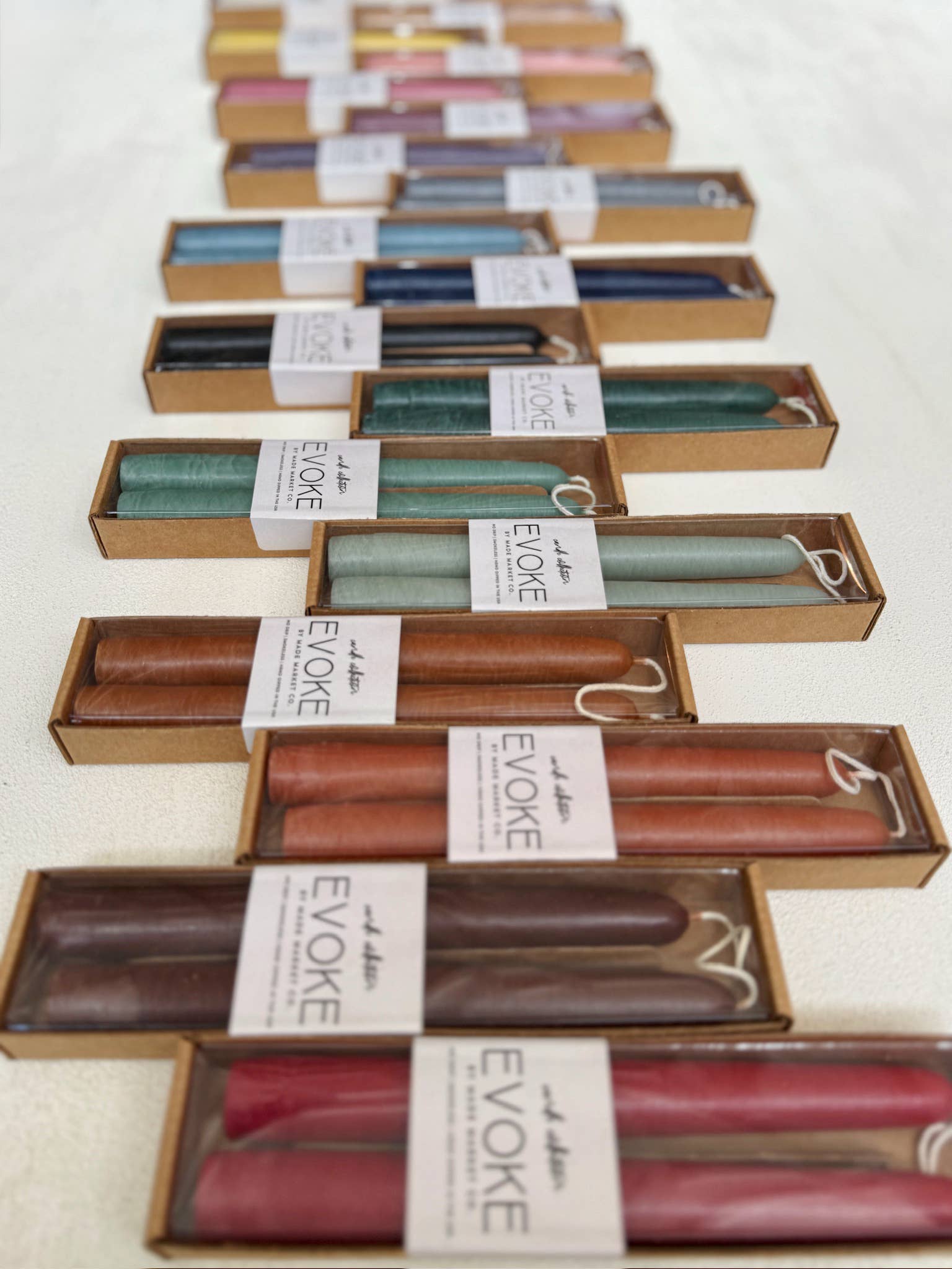 Made Market Co. - Wholesale Tapered Candle/Candlestick - Tapered Candles - Camel1