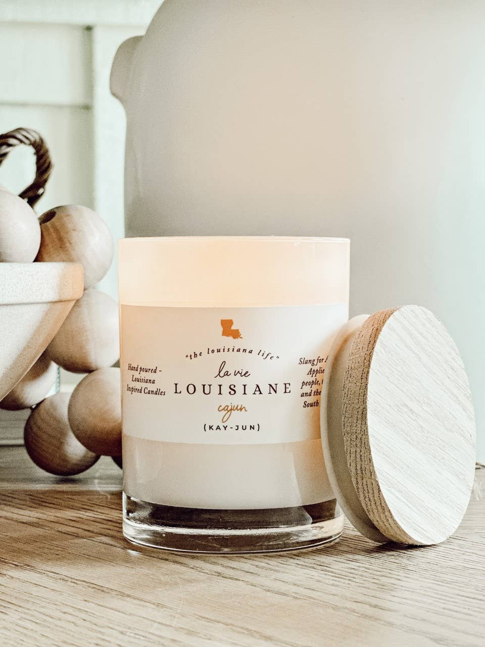 La Vie Louisiane - Wholesale Jar/Filled Candle - La Vie Louisiane
CAJUN - 12oz Jar1