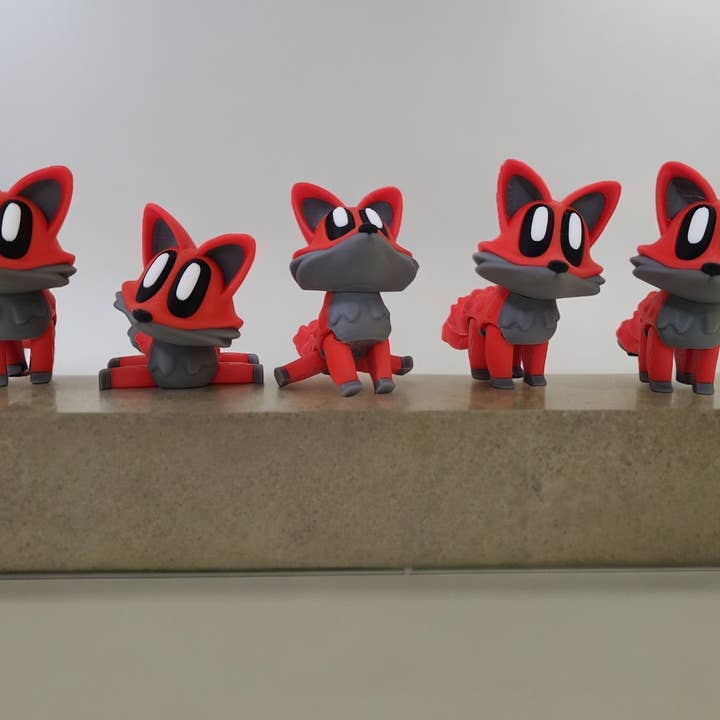 Brinquedo Red Fox Fidget por atacado de Crafted Mayhem