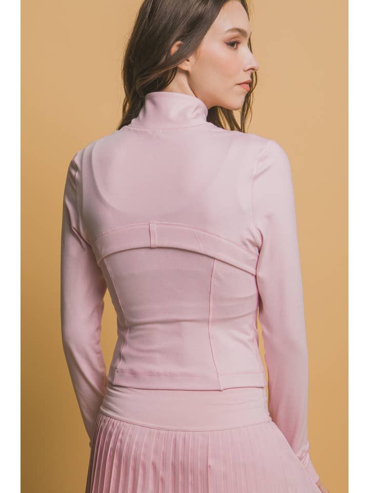 Peace Love Line - Wholesale Athletic jacket – Women′s - PL1735 - ACTIVE LONG SLEEVE ZIP UP PERFORMANCE JACKET TOP11