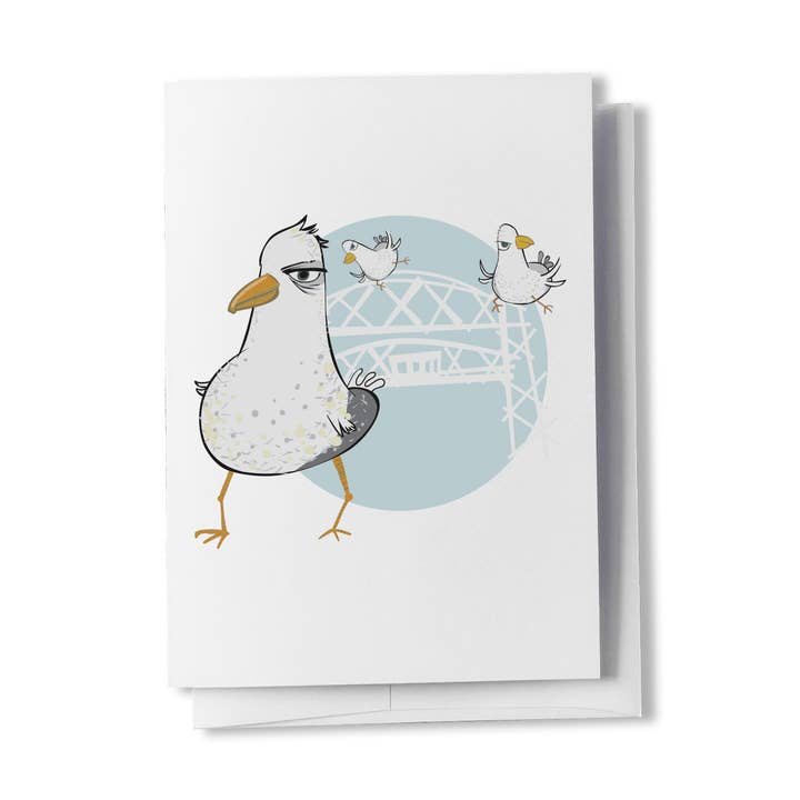Duluth Seagulls for wholesale by Brian Barber, Illustration